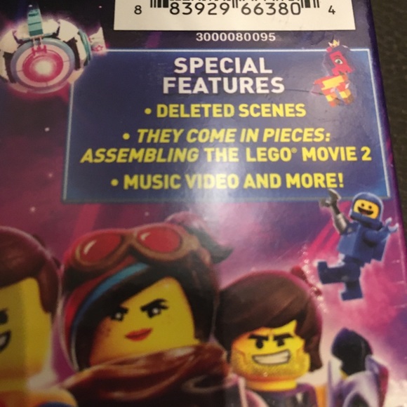 LEGO Movie 2: The Second Part 2019 Blu-ray+DVD+Digital With Building Toy - Picture 3 of 6